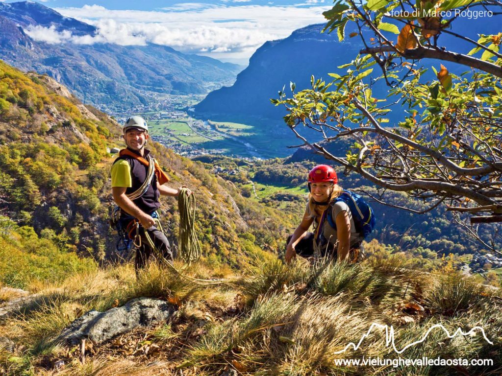 Seba e Dafne in cima alla Via i Due Marimba ad Albard