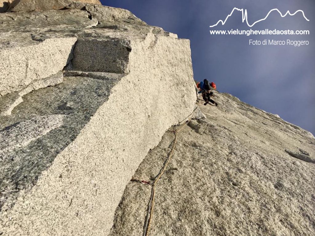 Aiguille du Midi, sulla Via Rebuffat